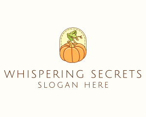 Pumpkin Vegetable Harvest logo design