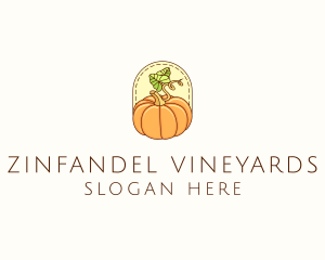 Pumpkin Vegetable Harvest logo design