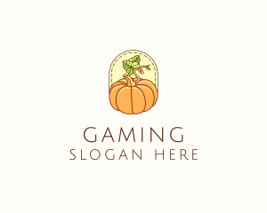 Vegetarian - Pumpkin Vegetable Harvest logo design