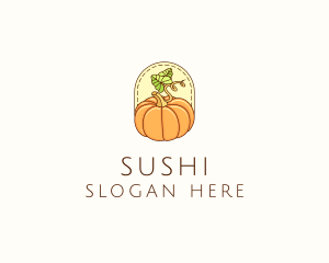 Pumpkin Vegetable Harvest logo design