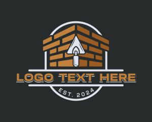 Architecture - Masonry Bricklaying Contractor logo design