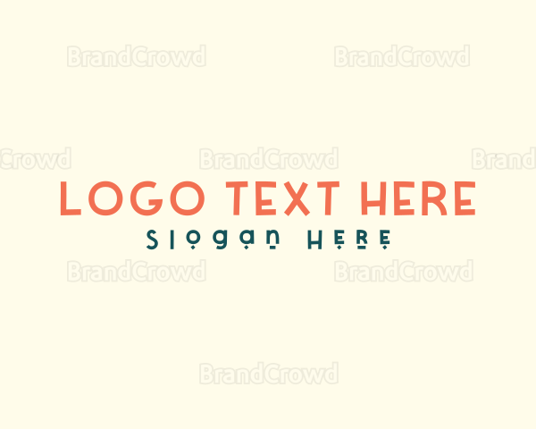 Cute Playful Wordmark Logo