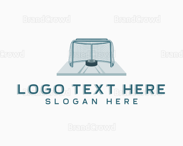 Hockey Goal Net Logo