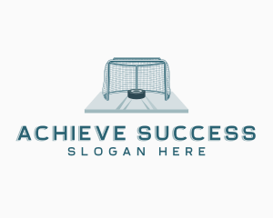 Hockey Goal Net logo design