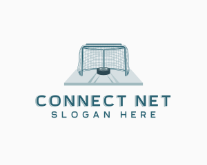 Hockey Goal Net logo design