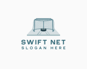 Hockey Goal Net logo design