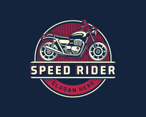 Motorbike - Auto Motorbike Rider logo design