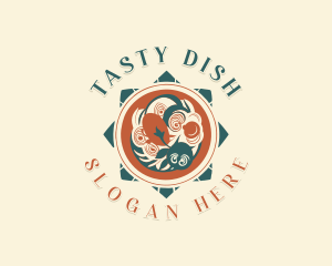 Filipino Restaurant Food logo design