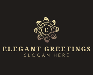 Wedding Event Flower logo design