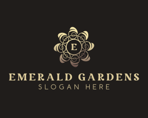 Wedding Event Flower logo design