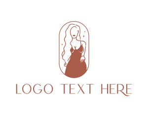 Lady - Beautiful Fashionwear Designer logo design