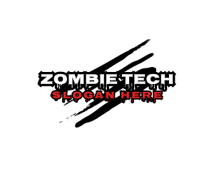 Zombie - Scary Monster Scratch logo design