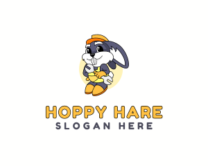 Home Maintenance Bunny  logo design