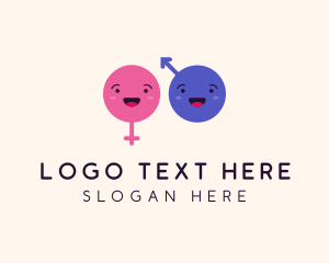 Emoticon - Gender Identity Emojis logo design