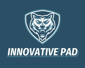League - Wild Wolf Shield Gaming logo design