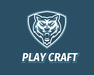 Game - Wild Wolf Shield Gaming logo design