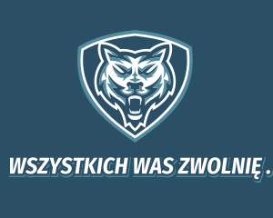 Wild Wolf Shield Gaming logo design