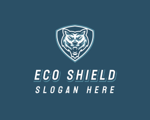 Wild Wolf Shield Gaming logo design