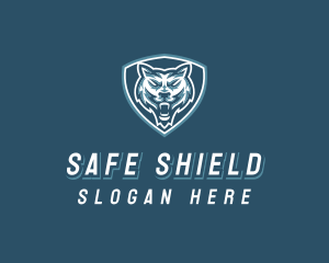 Wild Wolf Shield Gaming logo design