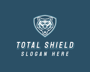 Wild Wolf Shield Gaming logo design