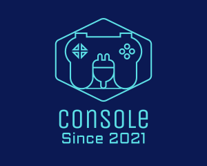 Controller Plug Console logo design