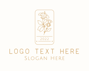 Essential Oil - Golden Tulip Badge logo design