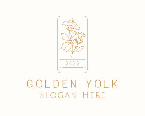 Golden Tulip Badge logo design