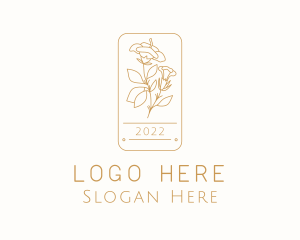 Scent - Golden Tulip Badge logo design