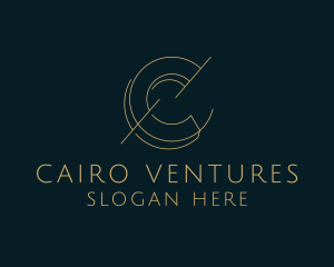 Upscale Enterprise Letter C logo design