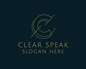 Upscale Enterprise Letter C logo design