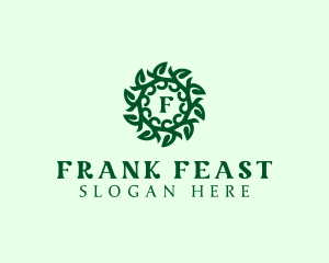 Organic Leaves Plant logo design