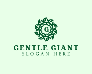 Organic Leaves Plant logo design