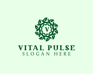 Organic Leaves Plant logo design