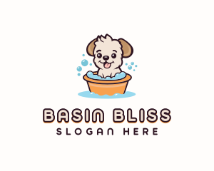 Basin - Dog Bubble Bath logo design