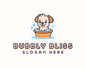 Dog Bubble Bath logo design