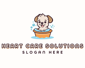 Dog Bubble Bath logo design