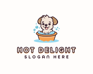 Dog Bubble Bath logo design