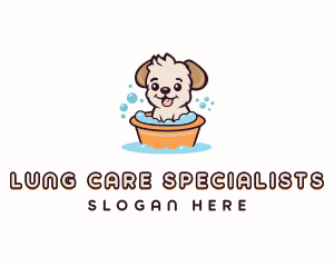 Dog Bubble Bath logo design