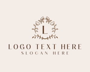 High End - Elegant Floral Boutique logo design