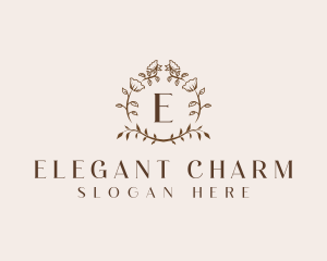 Elegant Floral Boutique logo design