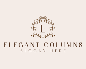 Elegant Floral Boutique logo design