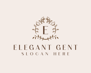 Elegant Floral Boutique logo design