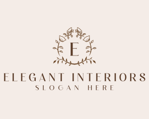 Elegant Floral Boutique logo design