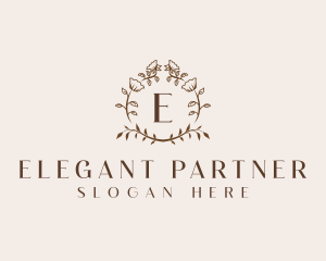 Elegant Floral Boutique logo design