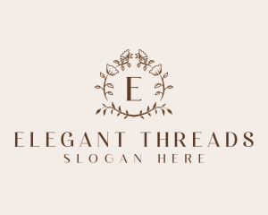 Elegant Floral Boutique logo design