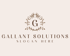 Elegant Floral Boutique logo design