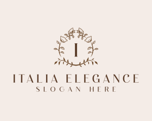 Elegant Floral Boutique logo design