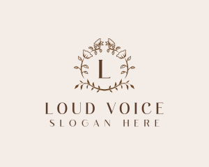 Elegant Floral Boutique logo design