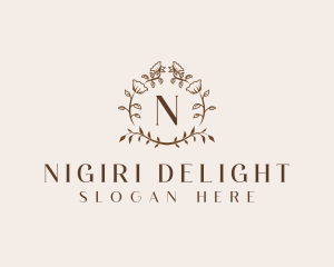 Elegant Floral Boutique logo design