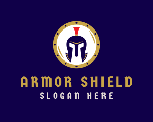 Medieval Armor Helmet  logo design